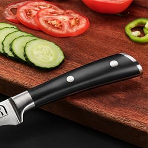 Boning Knife 6 inch for kitchen, Japanese Razor Sharp Fillet Knife High Carbon Stainless Steel, Professional Meat Cutting Knife with Ergonomic Handle, Time-saving Deboning Knife