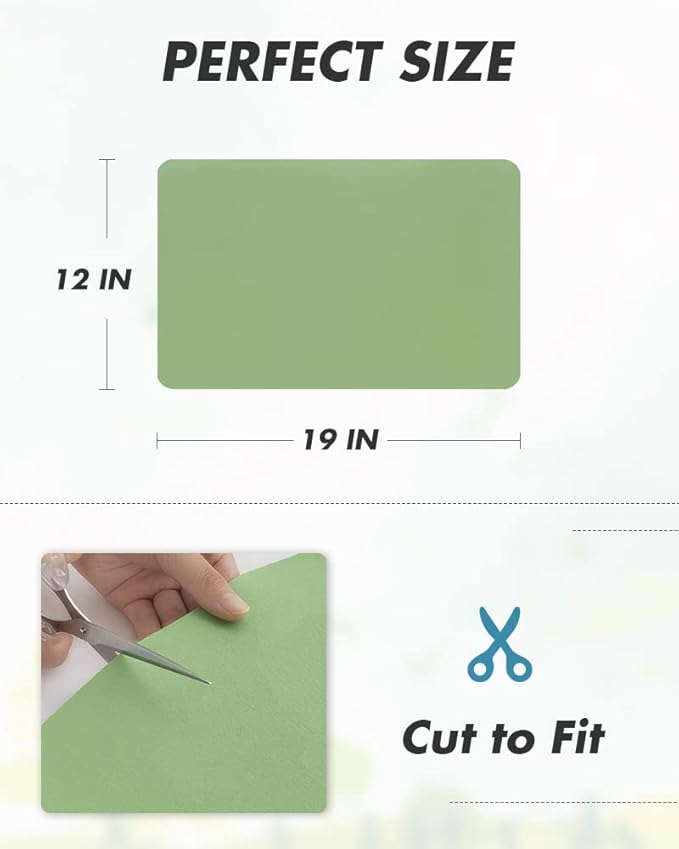 AMOAMI Coffee Mat - Hide Stain Rubber Backed Absorbent Dish Drying Mat for Kitchen Counter - Fits Under Coffee Maker or Machine