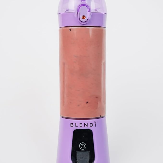 BLENDi Lite Portable Blender (17oz) – USB Rechargeable, Powerful 70W Motor for Smoothies, Protein Shakes & More – Compact, Travel-Friendly & BPA-Free (Purple)