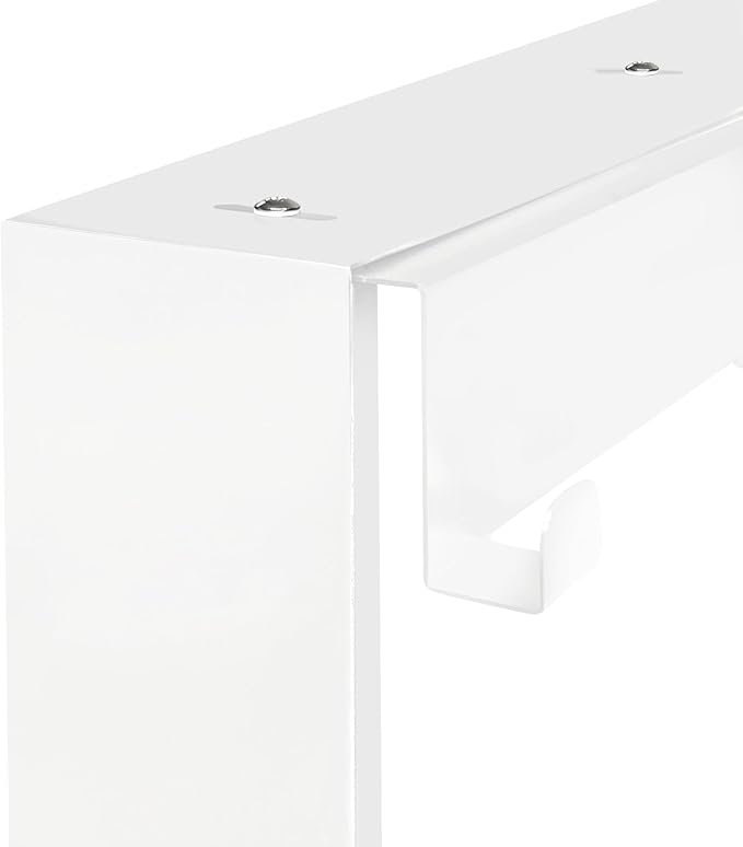 Hanging Shower Niche with Hooks and Shelf 20"x16" DIY No Drill Shower Organizer Lightweight Stainless Steel Easy Install in Matte White