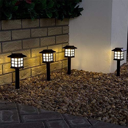 Solar Outdoor Garden Lawn Landscape Lights 6 Pack Waterproof, Outside LED Decorative Lights Landscape Lighting for Yard Patio Driveway Garden (Warm)