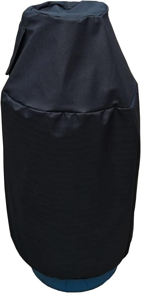 Propane Tank Cover Fits 30-Pound Steel Propane Cylinder Cover for RV Trailer, Black, 30LB, BPA271