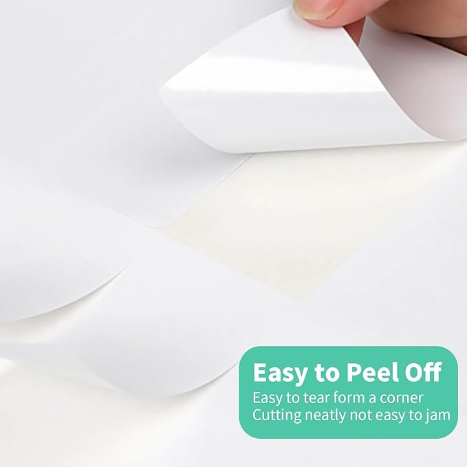 1000 Sheets 10 up Labels, 2" x 4" Shipping Paper for Laser/Inkjet Printer, Mailing Blank Labels, Self Adhesive Customized Stickers