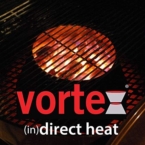 VORTEX (IN) DIRECT HEAT for Charcoal Grills, Medium Size - For Weber Kettle 22 26.75 WSM Smokey Mountain XL Kamado XL Big Green Egg
