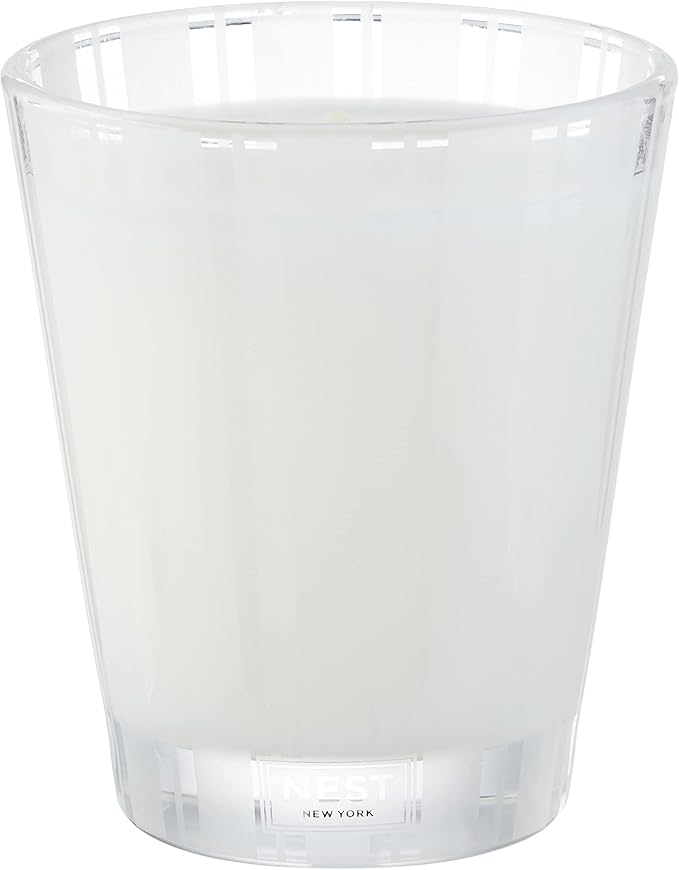 NEST New York Scented Classic Candle, Amalfi Lemon & Mint - 8.1 oz - Up to 60-Hour Burn Time - Reusable Glass Vessel
