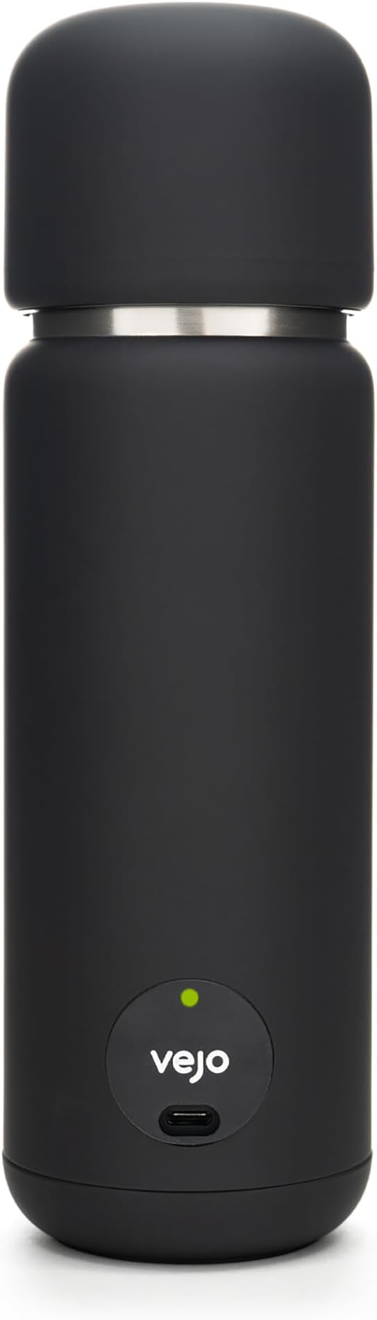 Vejo Personal Blender Powder-Powered Blending System | No Shaking | No Clumps | No Prep | Easy One-Button Design | USB Rechargeable Blender | Black