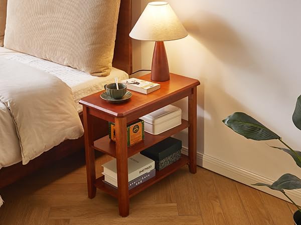 Shoe Bench, 3-Tier Wood Heavy Duty Shoe Organizer Shelf for Entryway, Living Room Brown YD-WD05H