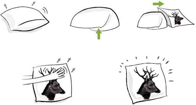 WOMHOPE Set of 4 Vintage Geometric Decorative Throw Pillow Covers Pillow Cases Cushion Cases 18 x 18 Inch for Living Room,Couch and Bed (Brown)