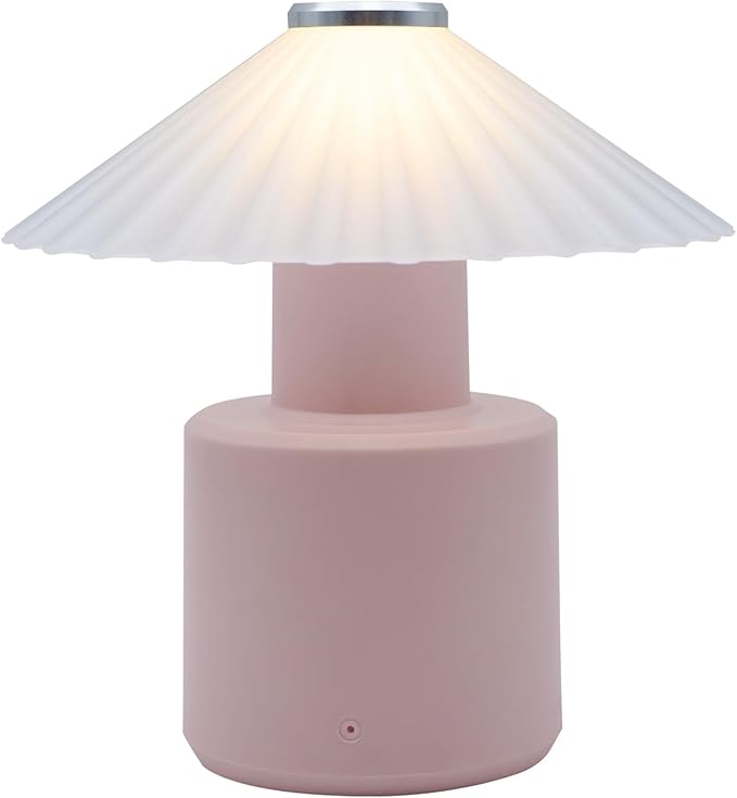 LED Night Light – Touch Dimmable Portable Table Lamp, Soft Warm Light, for Bedroom, Kids Room, Desk – Minimalist Nordic Style Gift – Pink