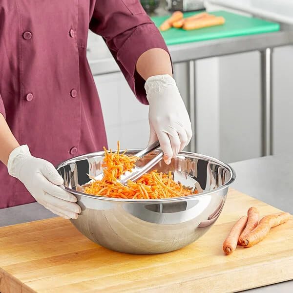 Stainless Steel Mixing Bowl for Commercial and Home Kitchen (8qt)