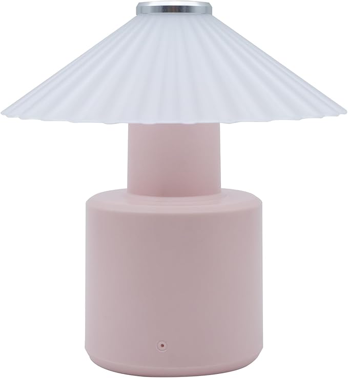 LED Night Light – Touch Dimmable Portable Table Lamp, Soft Warm Light, for Bedroom, Kids Room, Desk – Minimalist Nordic Style Gift – Pink