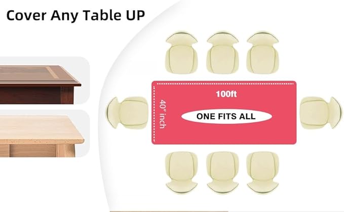 Craft And Party, Coral Plastic Table Cover Roll - 40in X 100 feet Heavy Duty Plastic Banquet Table Cover Roll. (Coral)
