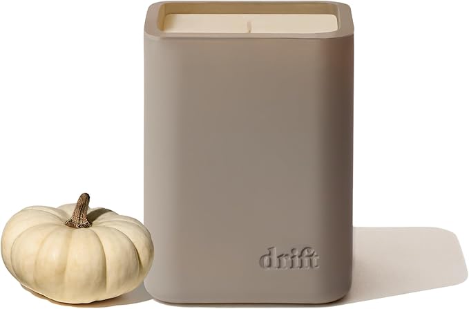 Drift White Pumpkin Scented Premium Candle - 60 Day Burn Time - 10.5 oz
