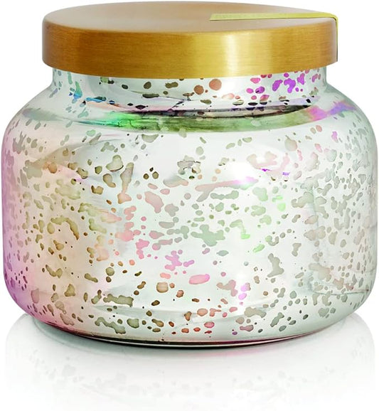 Capri Blue Mercury Iridescent Scented Candles for Home - Long Lasting Decorative Jar Luxury Candles - Gifts for Women & Men - Soy Wax Blend - Pineapple Flower (19 oz)