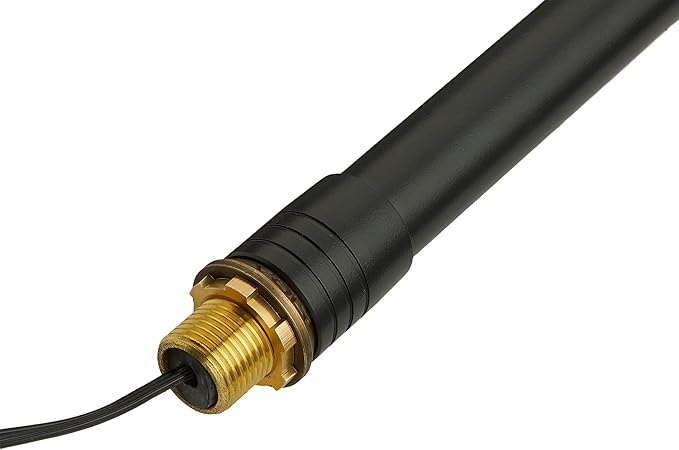 VOLT Max Spread 12V Black Brass Path Light (25" Tall, 9" Shade) with 3W 2700K Warm White G4 LED Bulb for Low Voltage Landscape Lighting on Outdoor Pathway, Walkway, Garden, Driveway or Patio