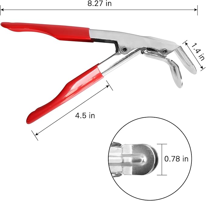 Vankey Grill Grate Lifter - Gripper Tool for Big Green Egg & Kamado Joe Primo Grills