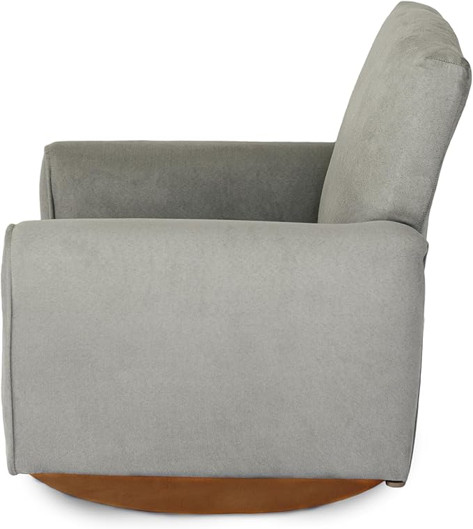 Kid Rocking Chair for Toddlers, Child Chair for Little Kids, Upholstered Toddler Armchair for Children, Comfy and Cute Little Kid Chairs (Rockers, Grey)