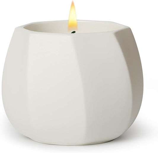 Scented Candle for Home, Luxury Ceramic Jar, Natural Soy Candle, Amalfi Citrus