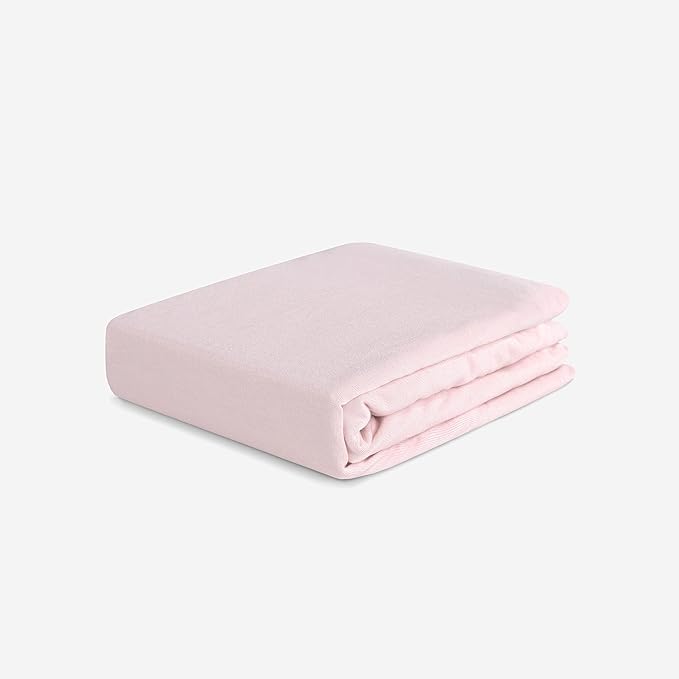 Bedgear Baby Hyper-Wool Performance Crib Sheet – Warmth No Overheating – Soft Touch Wool Blend – Fitted, Breathable, Machine Washable Crib Sheet – 50% Polyester, 45% Viscose, 5% Wool, Light Pink