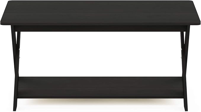 FURINNO Modern Simplistic Coffee Table, Espresso