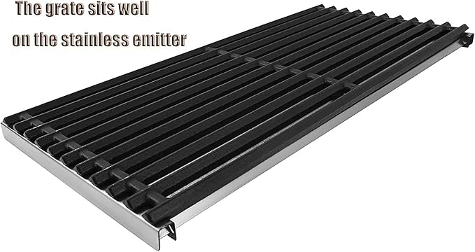 BBQ-PLUS Cooking Grates for Charbroil Commercial Infrared 463355220 463364824 463242515 466242515 463242516 463243016 466242516 466242616 463346017 17’’ Cast Iron Grill Grid Parts for G466-0025-W1A
