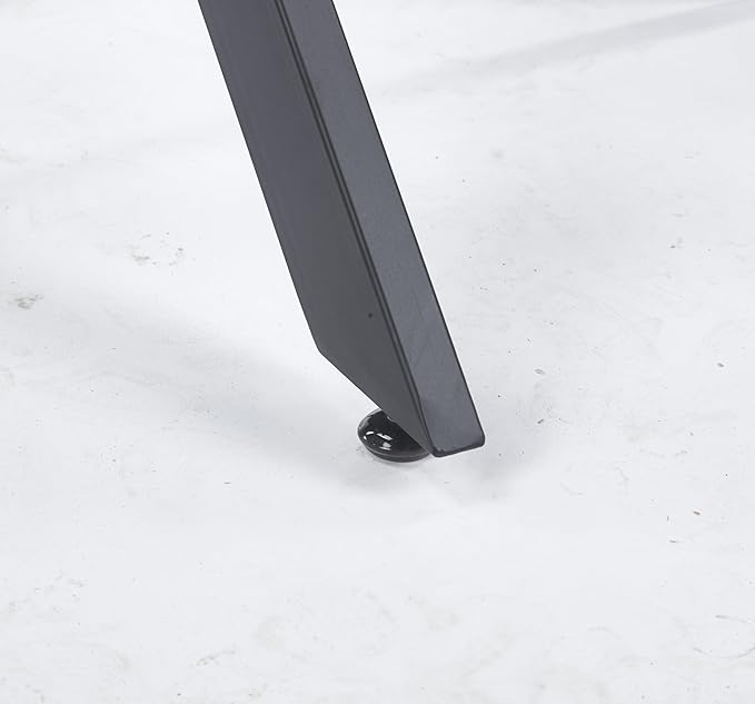 Square Glass Dining Table,Glass Dining Room Table with Tempered Glass Tabletop and Metal Legs, Modern Style Glass Kitchen Table for Home, Kitchen, Dining Room