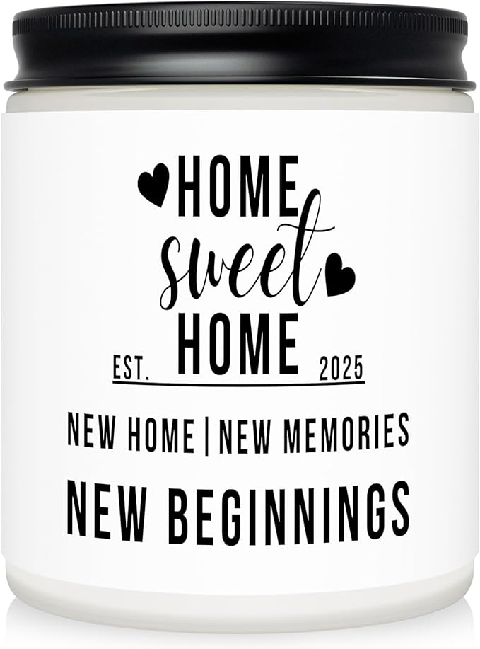 Housewarming Gifts New Home, Best Housewarming Gifts 2025, New Home Gift Ideas, House Warming for Women, Friends & Family, HomeSweetHome Scented Candle