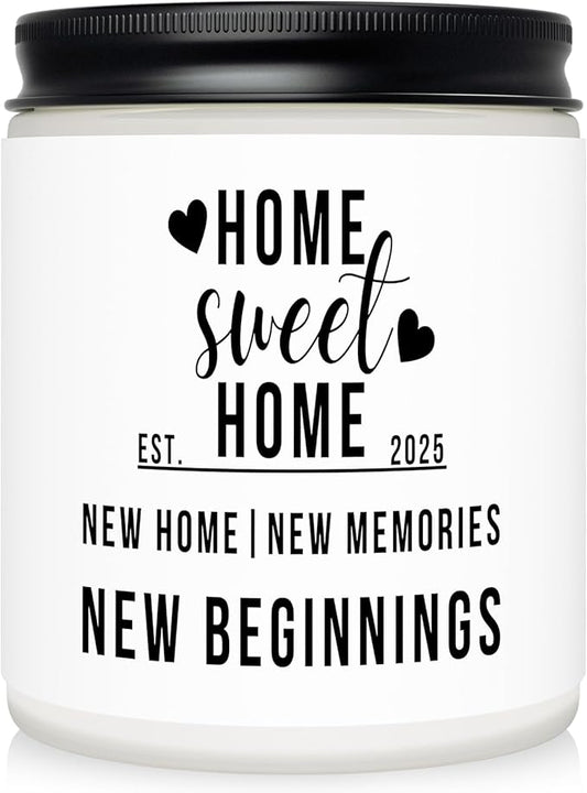Housewarming Gifts New Home, Best Housewarming Gifts 2025, New Home Gift Ideas, House Warming for Women, Friends & Family, HomeSweetHome Scented Candle