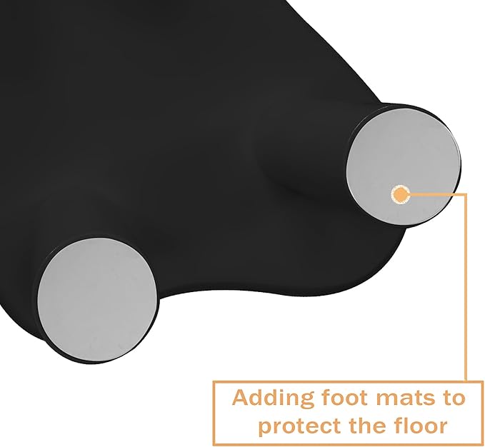 40 Inch Black Cloud Shaped Coffee Table for Living Room Matte Black