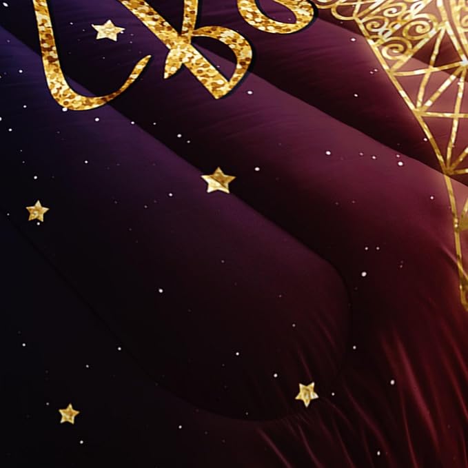 Kids Comforter Set Eiffel Tower Printed Pattern Bedding Set with 1 Comforter and 2 Pillowcases for Girls Boys Bedroom All Season(Tower Queen)