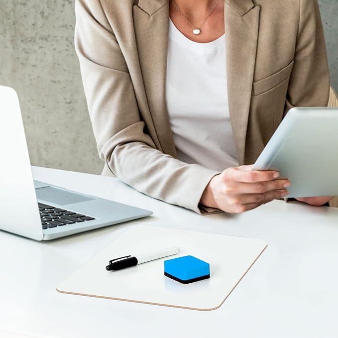 Dry Erase LapBoards, PANDRI 36 Pack Double Sided 12.5 x 9 Inch Dry Erase Boards with 36 Erasers and 36 Markers, Whiteboards for Kids Students Classroom Teacher Supplies