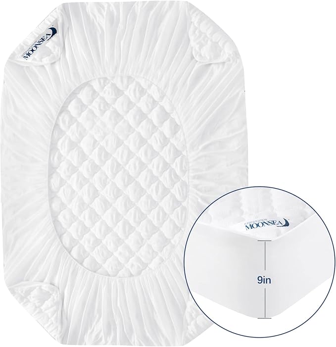 Toddler Travel Kids Air Mattress Protector Waterproof, Compatible with hiccapop Inflatable Toddler Travel Bed or EnerPlex Kids Inflatable Travel Bed