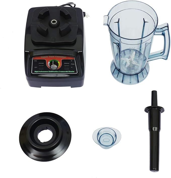 DNYSYSJ 2800W Professional Blender for Kitchen Commercial Countertop Smoothie Blender Electric Mixer Juicer Food Professor Machine with 3.9L Capacity Jar