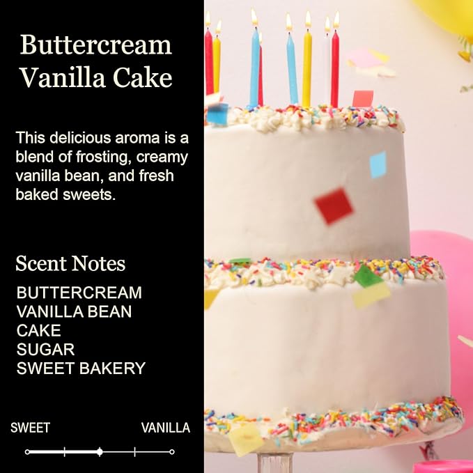 50th Birthday Gifts for Women - Best Ideas, Buttercream Vanilla Scented, 100% Soy Candle for Women, Friends, Wife, Sister, Mom, Grandma, Handmade Aromatherapy Candles Decoration