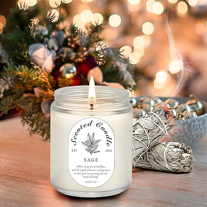 4 Pack Candles for Home Scented, Lavender Candles, 28 oz 200 Hour Long Lasting Aromatherapy Candle Set, Candle Gift Set for Women, Perfect for Birthday Gifts