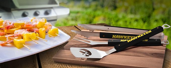 YouTheFan NCAA Spirit Series 3pc BBQ Set