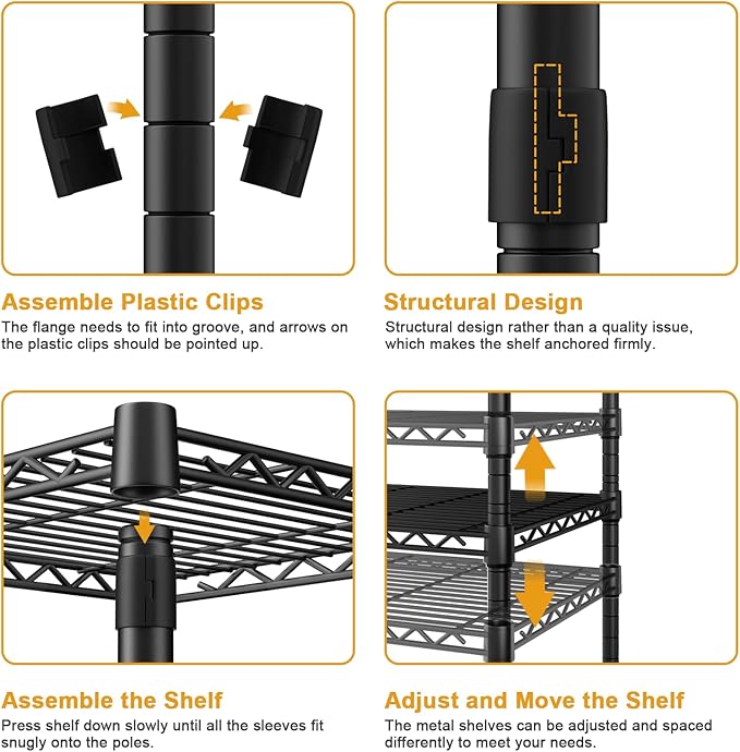 P1 Rolling Clothes Rack, Portable Wardrobe Closet with Wheels, Heavy-Duty Closet Clothing Rack for Hanging Clothes, 35.5" W x 15.7" D x 80.5" H, Hold 500lbs, Black