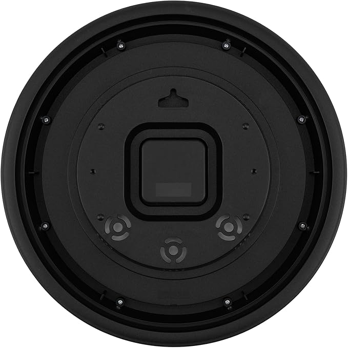 Foxtop Indoor Outdoor Waterproof Wall Clock with Thermometer and Hygrometer Combo, 14 Inch Retro Silent Non-Ticking Battery Operated Quartz Round Outdoor Clocks for Patio Home Office (Bronze)