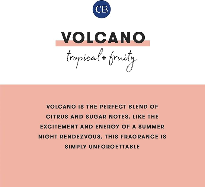Capri Blue Volcano Scented Candles for Home - Mercury Iridescent Inverted Jar Candles - Housewarming Gifts for Women & Men - Long Burning Soy Wax Blend - Capri Blue Volcano (10 oz)
