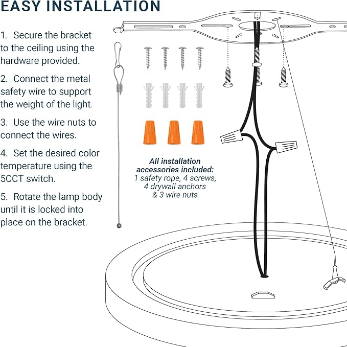 PARMIDA (2 Pack) 12 Inch LED Flush Mount Ceiling Light with Night Light, 30W, ETL, 5 Color Selectable 2700K/3000K/3500K/4000K/5000K, 2400LM, Dimmable, Ultra Thin Round Modern Flat Panel, Black Finish