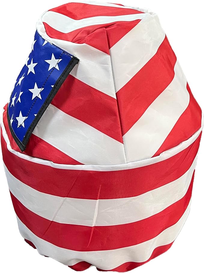 Propane Tank Cover Fits 20-Pound Steel Propane Cylinder - American flag