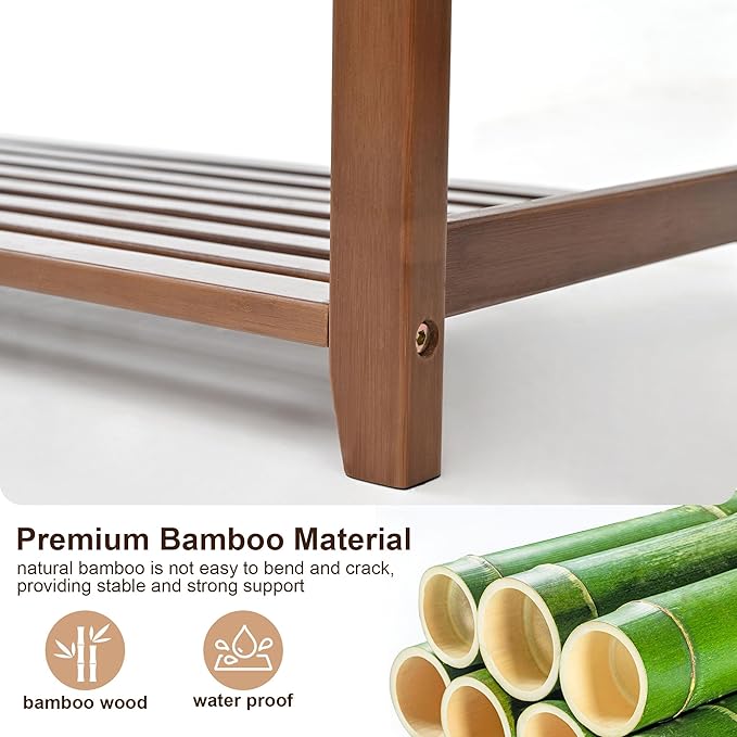 Shoe Rack Bench with Cushion, Shoe Rack for Front Door Entrance, Shoe Bench with Storage for Entryway Hallway Bedroom Living Room