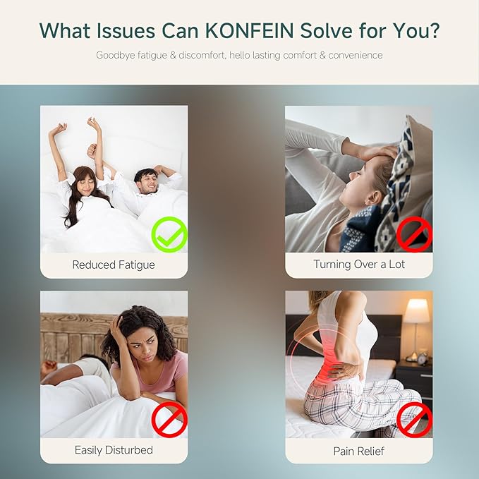 12 Inch Full Mattress, Gel Memory Foam Bed in a Box, Medium Firm, CertiPUR-US Certified, Pressure Relief, Comfortable Sleep for Teens, Adults, Guest Rooms