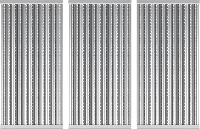 BBQ-PLUS Infrared Grill Emitter Plate for Charbroil Grill 463242515, 463367016, 463242516, 466242515, 466242615, 463243016, 463367516, 466242516, 466242616, 463346017, Stainless Steel, 3 Pack