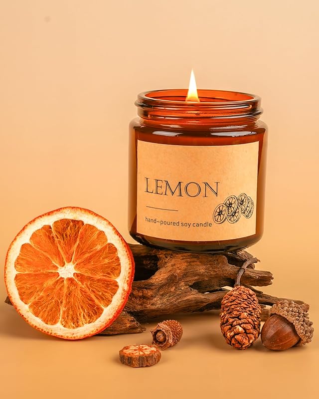4 Count Winter Fall Candle Set, Home Scented Candles, Stress Reducing Candle Gift Set, Holiday Celebration for Ladies, Birthday, Valentine's Day, Christmas, 4 oz.