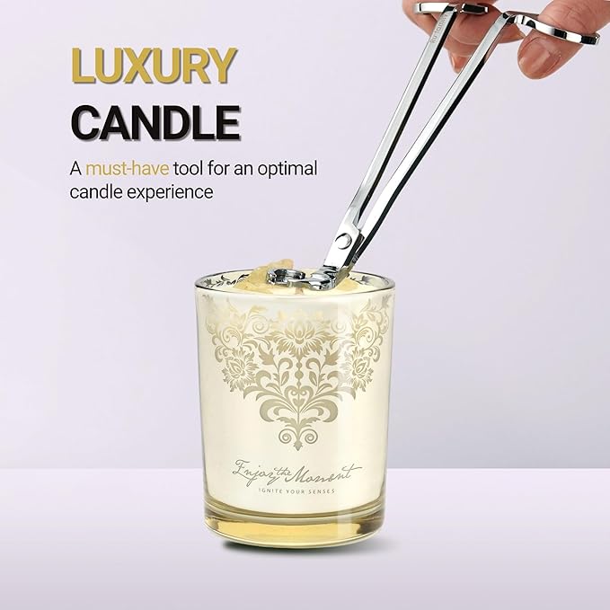 Scented Candle Gift Set – 3 Pack Luxury Crystal Candles with Lid & Wick Trimmer, Soy & Beeswax with CPL Oils | Relaxation, Meditation, Self-Care Gift for Women, Home Décor