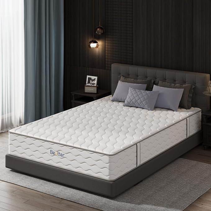 14 Inch Full Hybrid Mattress, 7-Zone Green Tea & Charcoal Cooling Gel Memory Foam Mattress in a box,Pocketed Springs for Isolate Motion, Pressure Relief, CertiPUR-US Certified, Support Comfort