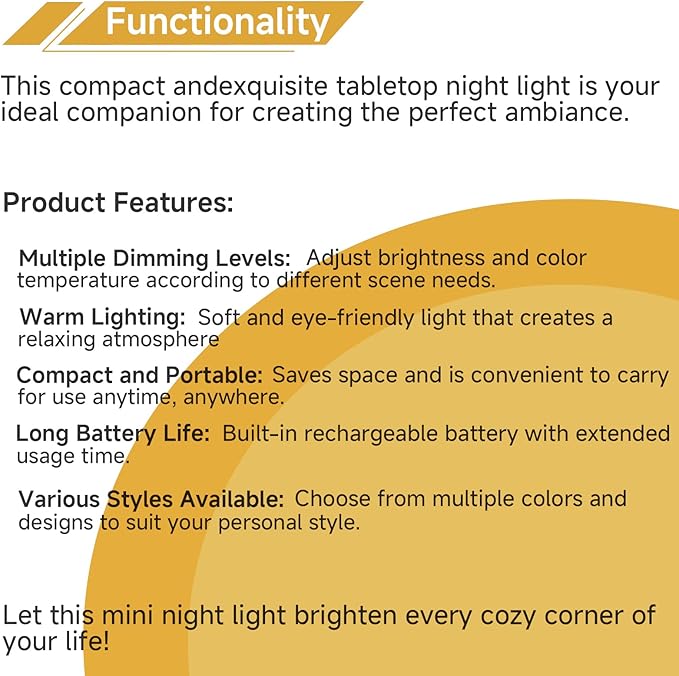 Touch Night Light with Dimmable & Adjustable Color Temperature, USB Rechargeable Portable Bedside Lamp for Bedroom Living Room Baby Nursery – 9 Hour Long Battery Life (Rosegold)