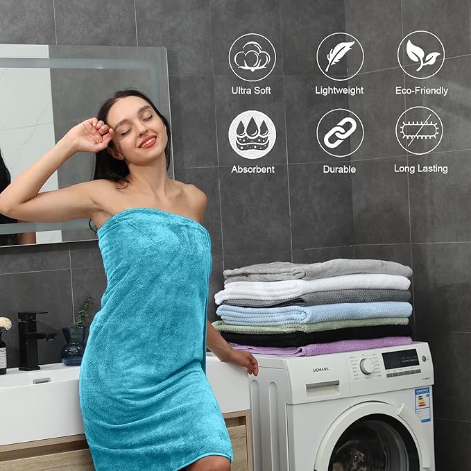 12 Piece Microfibers Towel Set, 2 Oversized Large Bath Towels, 2 Bath Towel, 4 Hand Towels, 4 Washcloths, Ultra Soft Absorbent Bathroom Towel for Home and Hotel Shower Towel Oversized Bath Sheet