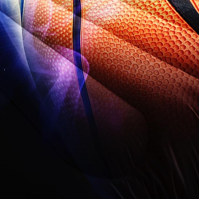 Kids Comforter Set Basketball Printed Pattern Bedding Set with 1 Comforter and 2 Pillowcases for Girls Boys Bedroom All Season(Basketball Queen)